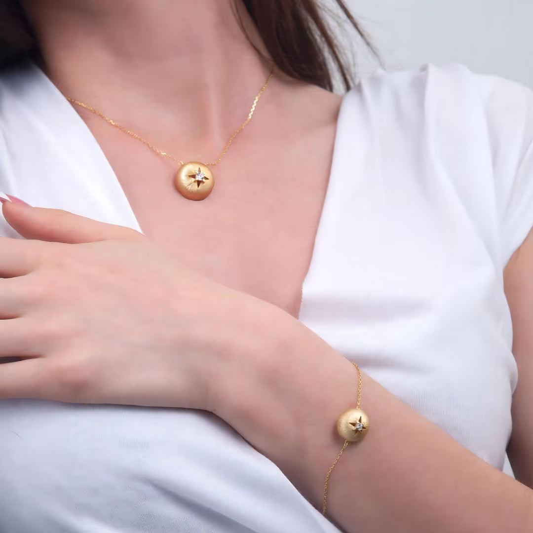 18K Gold Vermeil Stud Earrings