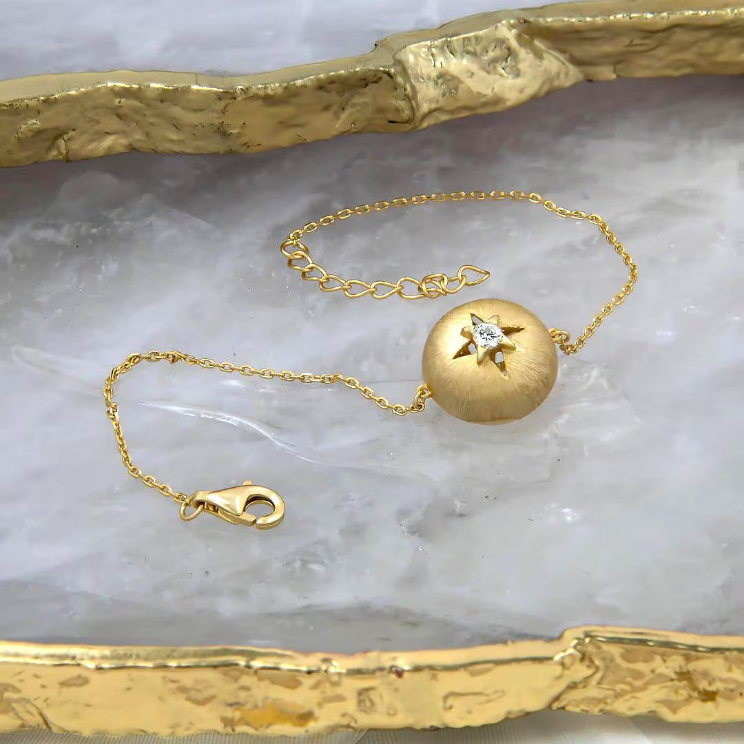 18K Gold Vermeil Stud Earrings