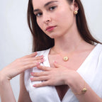 18K Gold Vermeil Stud Earrings